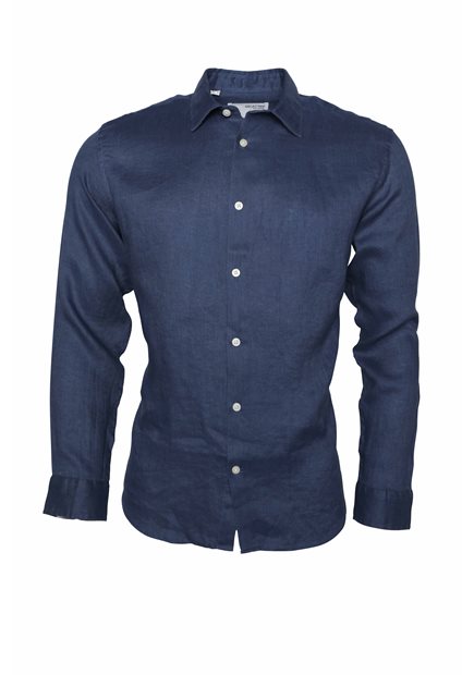SELECTED SLHRegKylian-Linen Shirt LS Noos