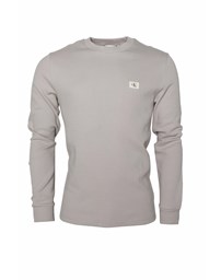 CALVIN KLEIN JEANS Woven Label Waffle LS Tee