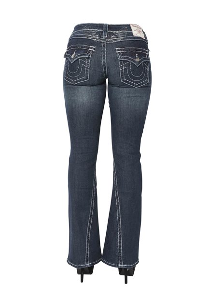 TRUE RELIGION Joey LR Flare Lurex Stone Fox Jeans