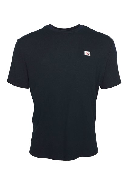 CALVIN KLEIN JEANS SS Waffle Badge Crewnk Tee