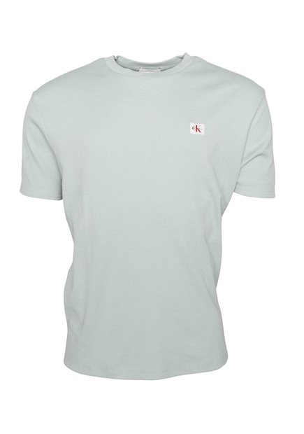 CALVIN KLEIN JEANS SS Waffle Badge Crewnk Tee