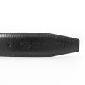Leather belt, black