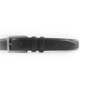 Leather belt, black