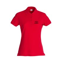Basic Polo Röd, dam