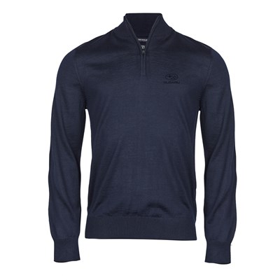 Half Zip, Navy, herr