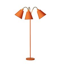 Haga golvlampa trearmad, orange 140cm