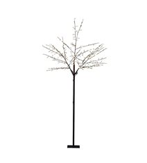 Brunt träd varmvita LED, cherry 250cm