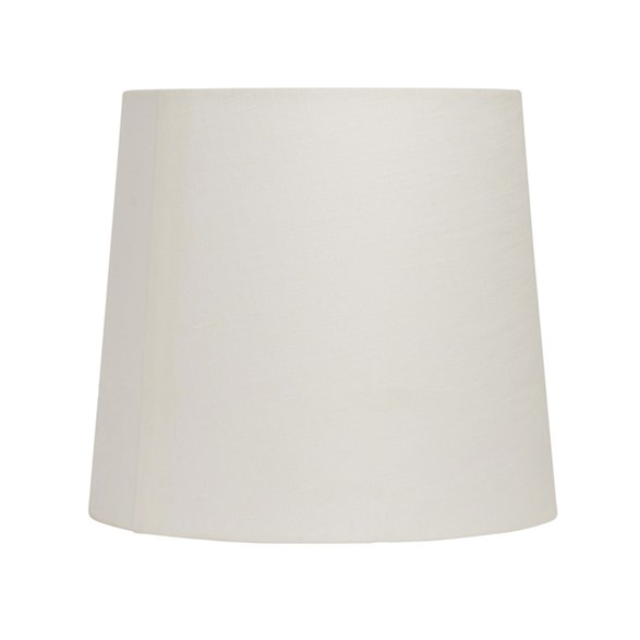 Basic straight lampskärm, vit 17cm