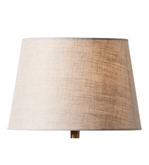 Basic straight lampskärm, natur 28cm