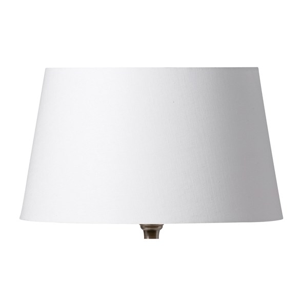 Basic straight lampskärm, vit 33cm