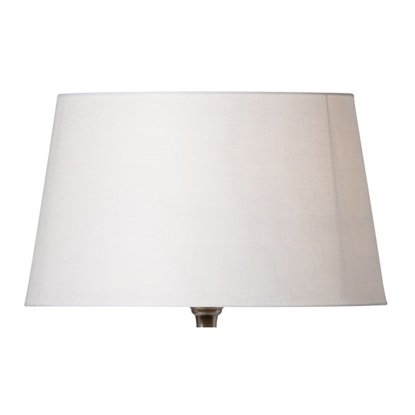 Basic straight lampskärm, vit 42cm