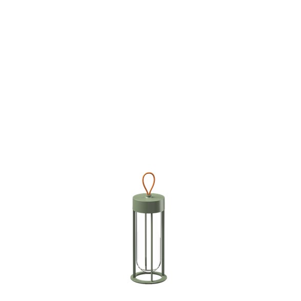 In Vitro unplugged uppladdningsbar bordslampa, Pale green