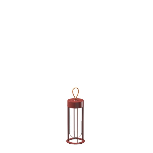 In Vitro unplugged uppladdningsbar bordslampa, Terracotta