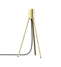 Tripod table brushed brass H 36 cm