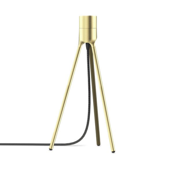 Tripod table brushed brass H 36 cm