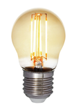 Filament LED klotlampa Amber E27 4,5W dimbar