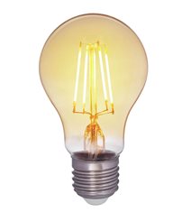 Filament LED normallampa Amber E27 4,5W dimbar