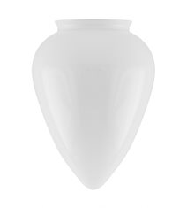 Droppskärm 80, vitt överfångsglas 12cm
