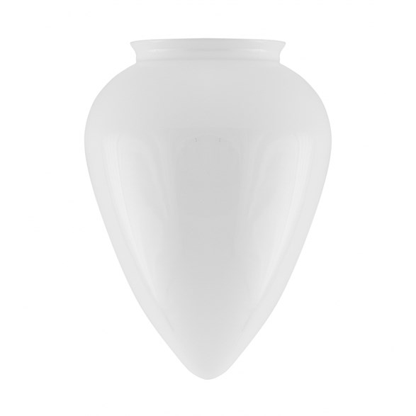 Droppskärm 80, vitt överfångsglas 12cm