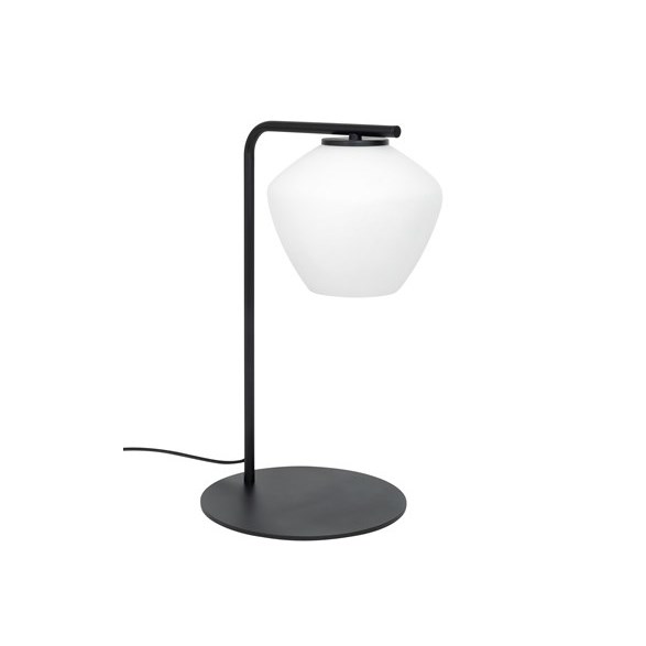 DK bordslampa, svart/opal 46cm