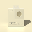 Square 1 USB/magnet grenuttag, Lime Yellow