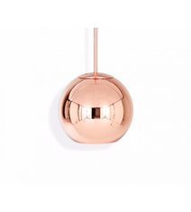 Copper Copper Round pendel, koppar 25cm