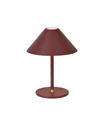 Hygge batteribordlampe Ø15 - maroon red