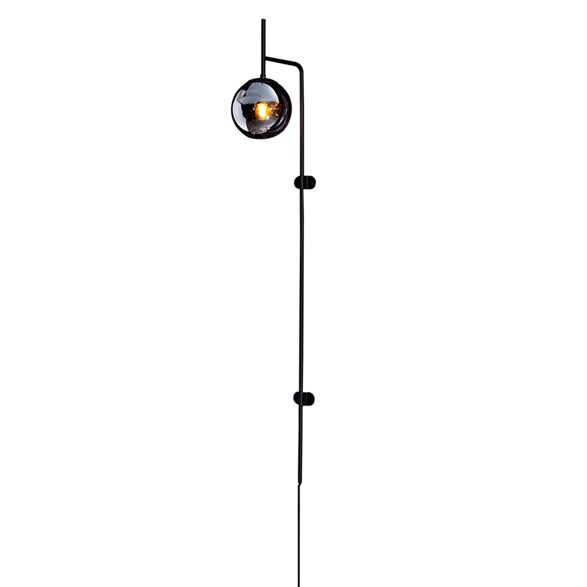 Boyle XL Vägglampa, Rökgrå 135cm