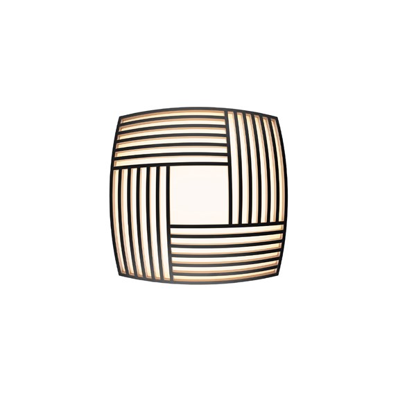 Kuulto 9101 tak/vägg plafond, svart 40cm 3000k