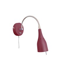 Tanum vägglampa, vinröd
