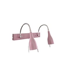 Tanum vägglampa 2-arm, korall