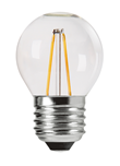Shine LED Filament Klot Clear E27 2,5W, Dimbar