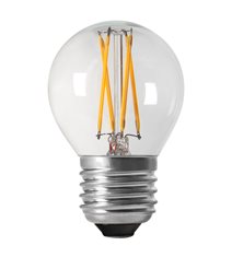 Shine LED Filament Klot Clear E27 4W, Dimbar