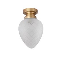 Plafond Juni IP44 Slipad Vit