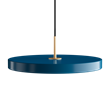 Asteria pendel, petrol blue 43cm