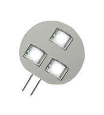 G4 LED 3-SMD White Back-pin 0,45W