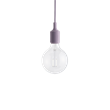 E27 Pendel LED takupphäng, Dusty Lilac