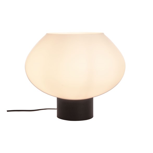 BELL bordlampa stor, svart/vit