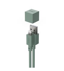 Cable 1 USB A to Lightning, 1.8m, Oak Green