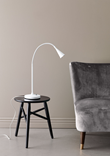 Ledro LED bordslampa, mattvit 46,8cm