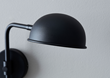 Bolero vägglampa, svartstruktur