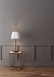Wrap bordslampa, antracit/vit 65cm