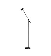 Cato golvlampa all black dimbar GU4/MR11