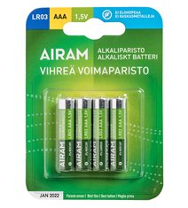 Gröna Power Batterier AAA, 4-pack