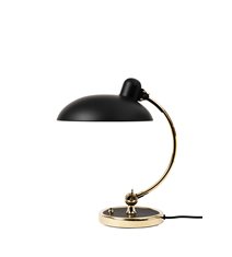 Kaiser Idell Luxus Bordslampa, Matt black/brass