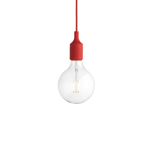 E27 Pendel LED takupphäng, Red