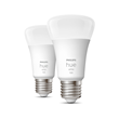 Philips Hue White 2-pack E27 Smart bulb 9,5W(75W)