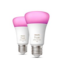 Philips Hue White & Color 2-pack E27 Smart bulb 6,5W
