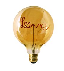 Filament-LED 2,5W words love standing, 125mm