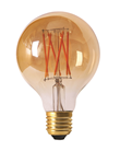 Elect LED E27 Filament Globe Gold 80mm 2W, Dimbar